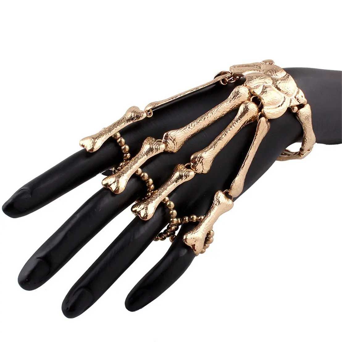 Gold Skeleton Hand Ring Bracelet Find Gold Skeleton Hand Ring Bracelet