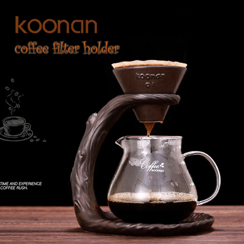 

koonan kiln ceramic hand coffee filter holder coffee filter baskets