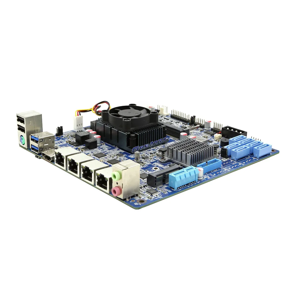 Zc3855nas4l Miniitx Low Power Dc12v Pfsense Firewall Mini Itx