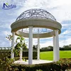 Hot selling popular design wedding stone pavilion white european style marble gazebo for sale