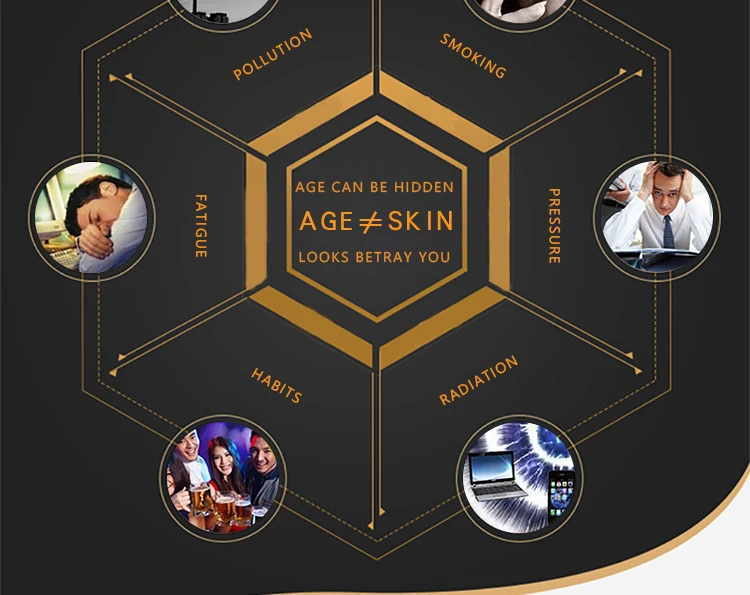 Gold Bio-Collagen Crystal Gold Powder Collagen Facial Mask