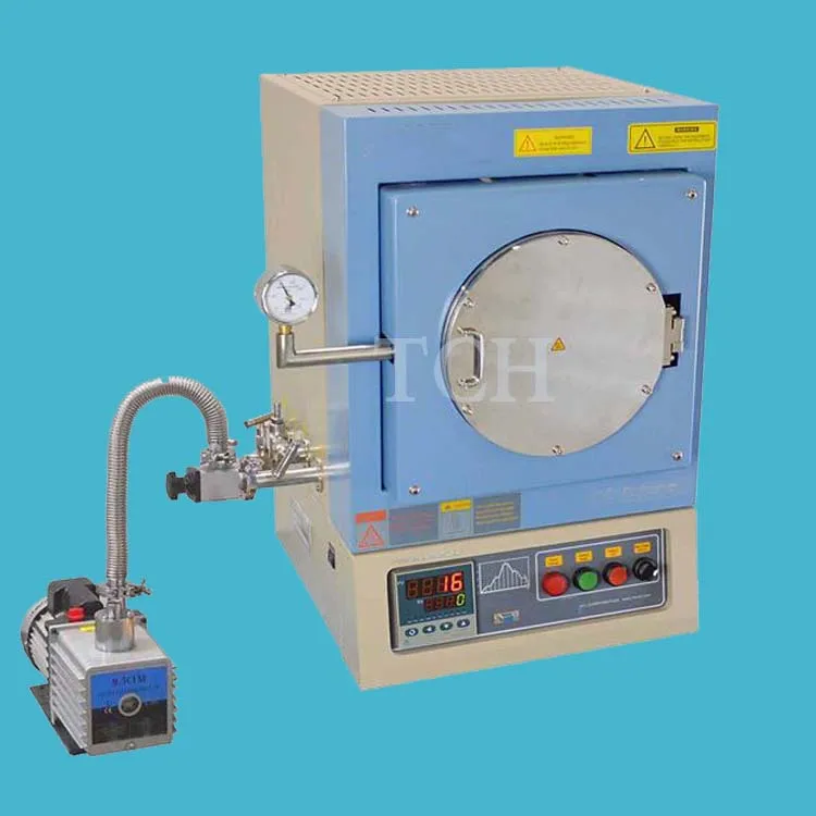 实验室真空石英管室炉用于煅烧或退火半导体晶圆 vbf-1200x-h8