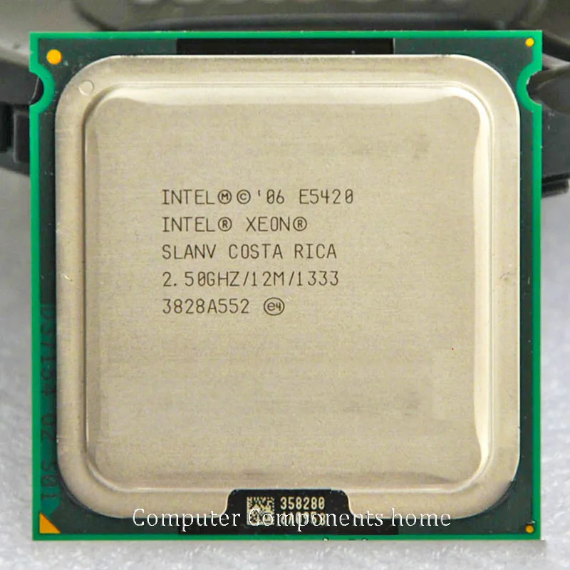 Original E5420 2 5GHz 12M 1333Mhz CPU equal to LGA775 works on LGA775 with two PCS