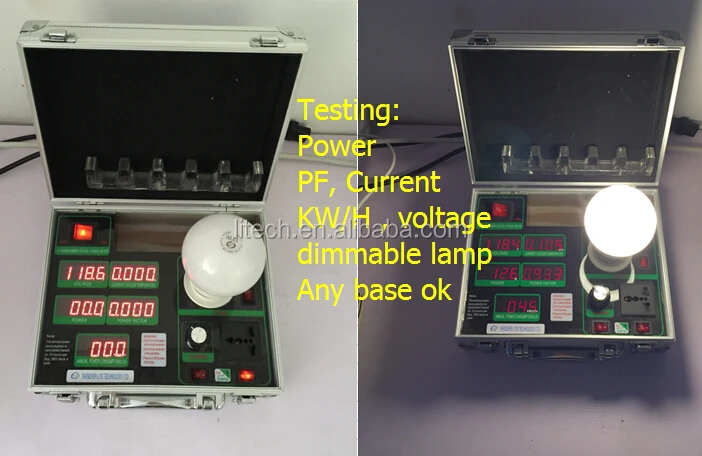 Chinese led demo case ,Mini lux meter with dimmer
