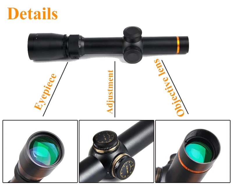 1.55x20 Gun Air Long Range Riflescope Vector Tactical Optical Hunting