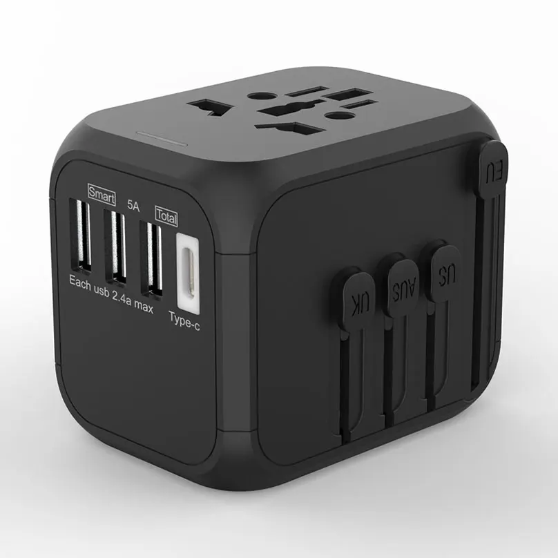 Multi-nation custom travel adapter charger with usb charger customized power adapters