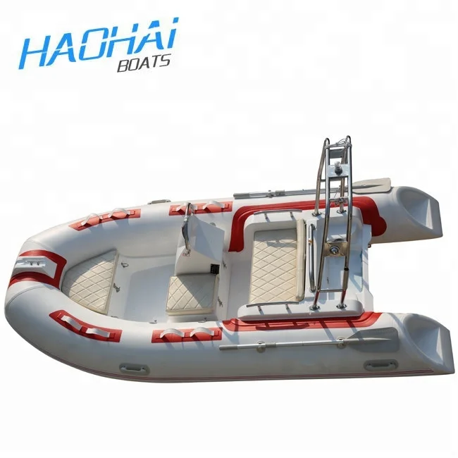 

2018 New Model Fiberglass Inflatable Rescue Boats with Console for Sale, Optional