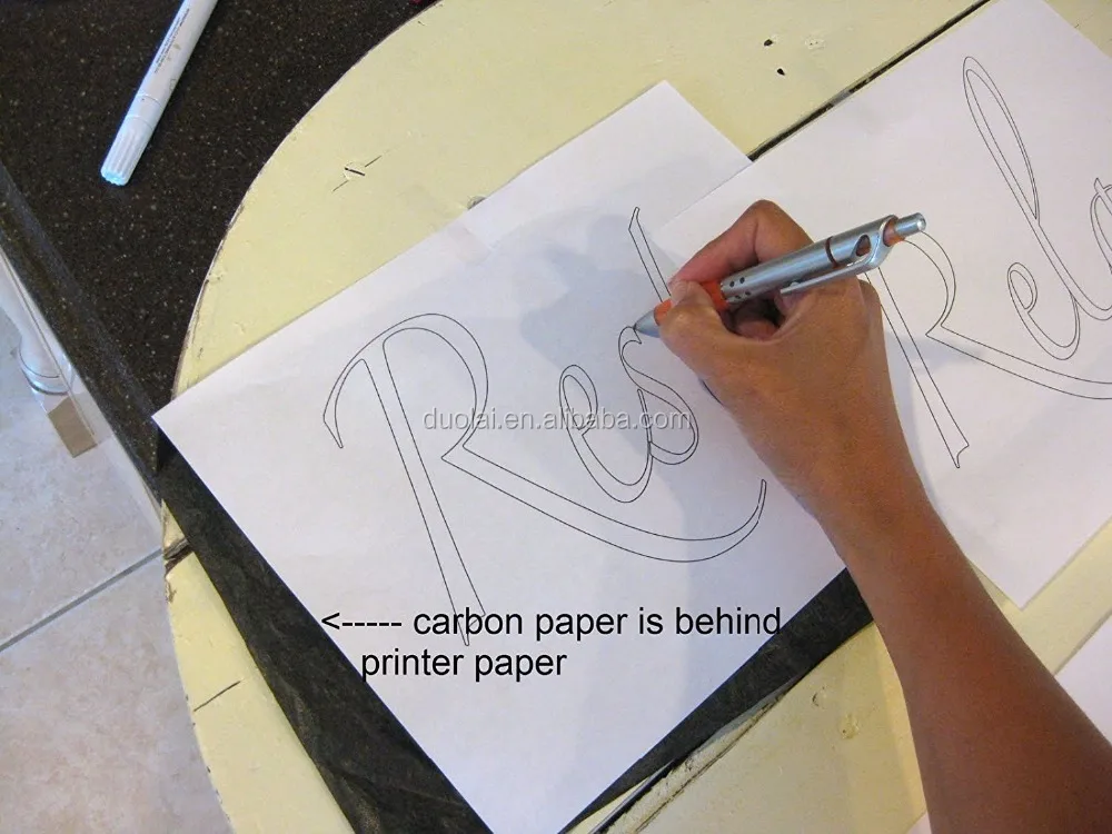 
25 Pcs Reusable Graphite Tracing Transfer Paper Set For Metal Wood Canvas Ceramic 