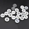 China Garment Label Factory Wholesale Recycled Sewing Resin Plastic Holes Back Buttons for Clothes Collars