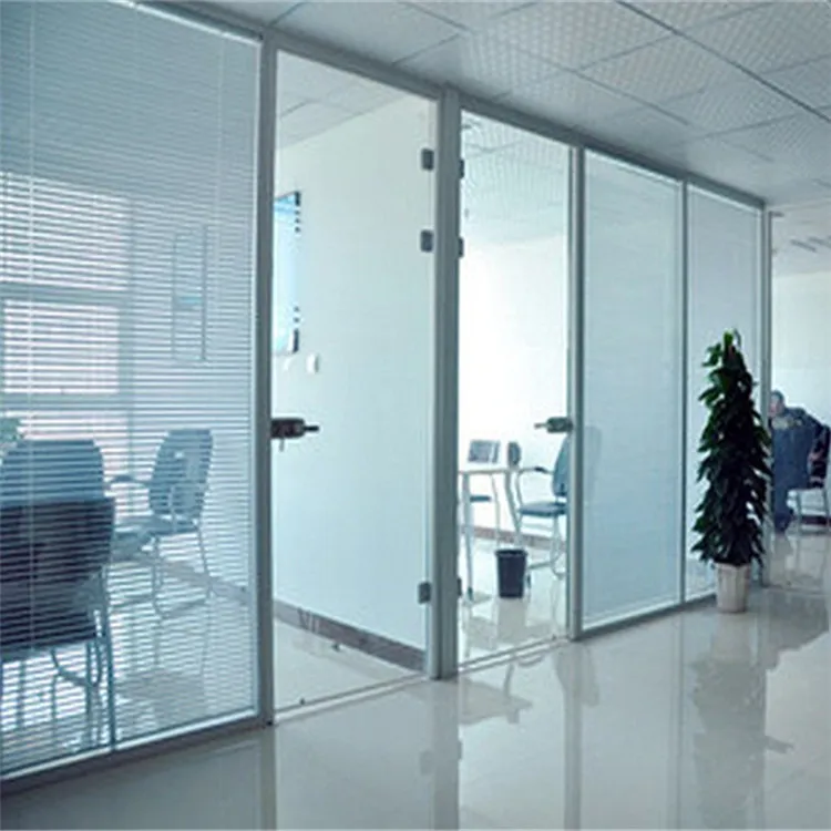 Interior Decoration 103mm Thickness Full Height Glass Office Partition ...