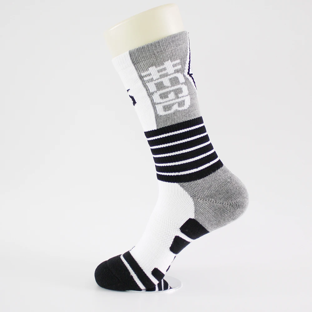 

Bulk wholesale custom logo men sport basketball socks, Custom color