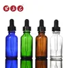 glass 30 ml amber cobalt blue 60 ml green glass bottle with pipette