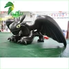 Black Inflatable Water Pool Cartoon Toys / Hongyi Custom Toothless Dragon / Inflatable Dragon With Sexy SPH