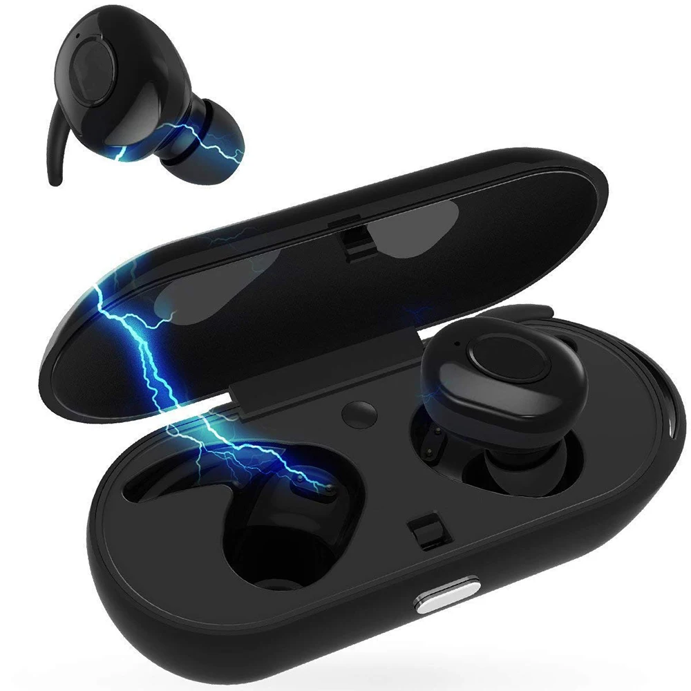 

Fancytech tws S2 True Wireless Earbuds Waterproof earphone sports wireless earbuds, Black