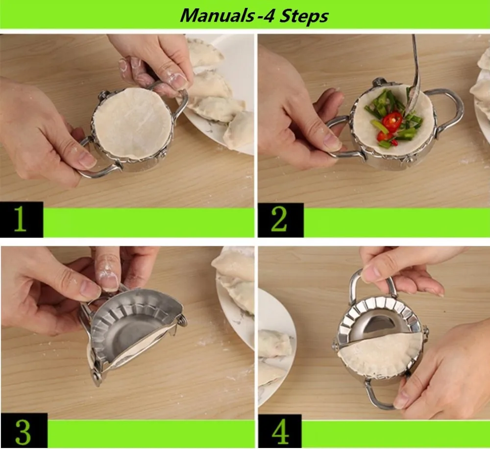 Pastry Tools Stainless Steel Dumpling Maker Pie Ravioli Dumpling Mould 