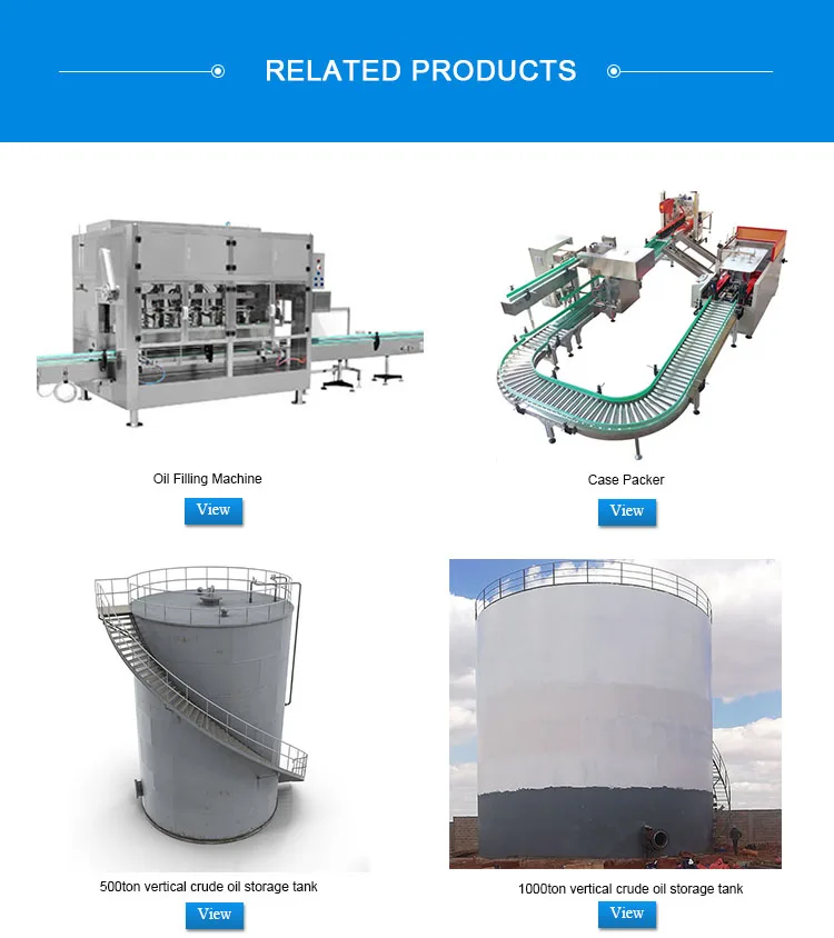 edible oil storage tank