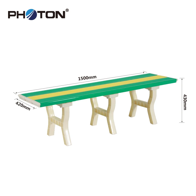 Abs Plastic Swimming Pool Outdoor Benches Park Sports Commercial Bench