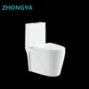 Zhongya factory sanitary wares ceramic wc one piece toilet on the floor prices
