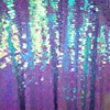 Hot Sale Embroidery Transparent Sequins 18mm Big Sequin Fabric