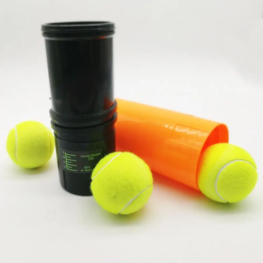 

Unique Design Tennis Ball Saver Pressurizer for Keeping Pressure of Tennis Ball, Orange
