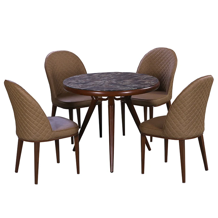 buy 2019 best sale dinner round table fashion dining table 4 person breakfast tables set