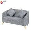 Multi stone color classic fabric sofa
