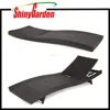 Outdoor Patio Furniture PE Wicker Adjustable 5 or 7 Gears Rattan Pool Chaise Lounge Chair