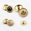 18mm 22mm 25mm Round Custom logo design stock metal snap buttons for clothing