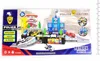 2014 NEW ARRIVAL KIDS INTELLIGENCE 3D IMAGINE RAIL POLICE CENTER BULIDING BLOCKS TOYS
