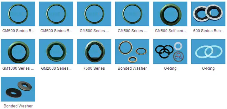 CLIMAPARTS 17mm Slimline Sealing Washer For GM AC Compressor - 100 Pack (ORS107)