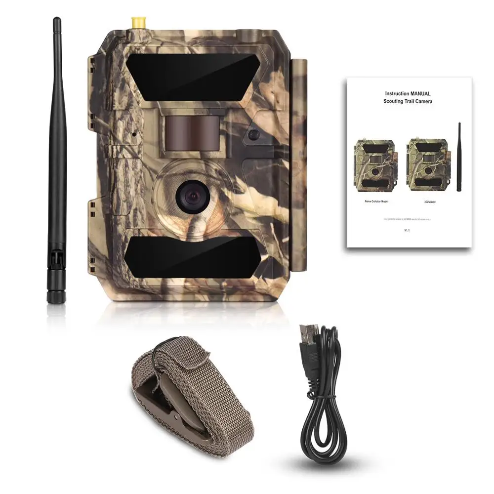 

animal surveillance deer hunting trail camera with solar power