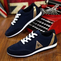 

Plus Size 39-47 Men Casual Shoes With Lace up Man Sport Shoes in Navy Wint Black 3 Colors