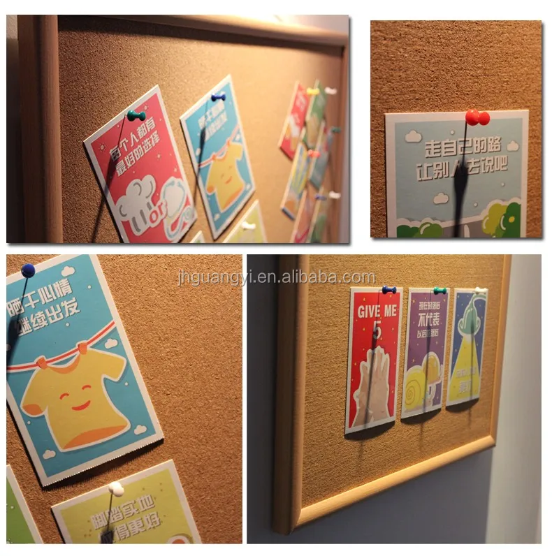 Factory Supplier Wholesale Shop Message Notice Cork Board With Mdf