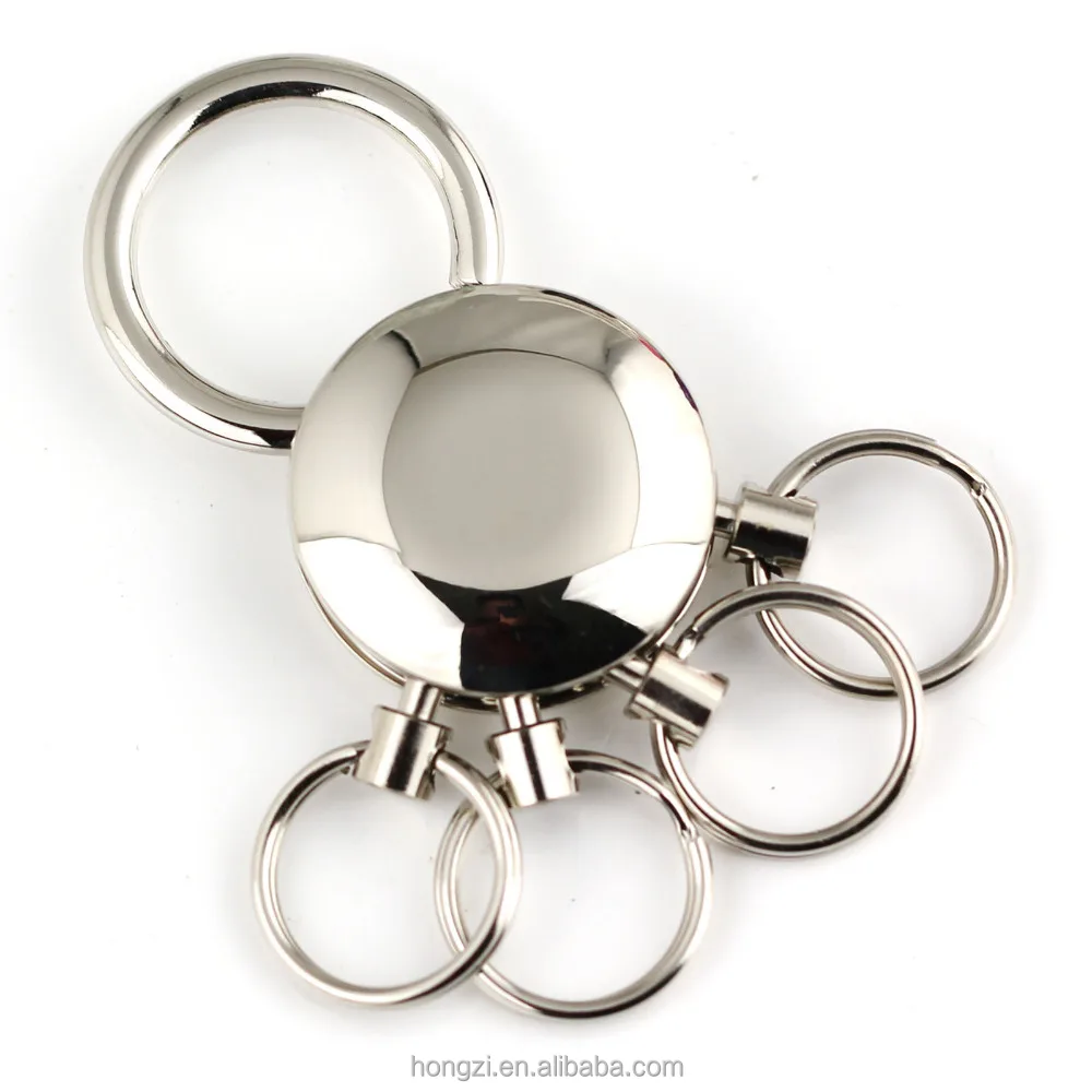 

4 loops waist hanged keychain key ring detachable key chain key holder pants buckle creative portachiavi chaveiro llaveros