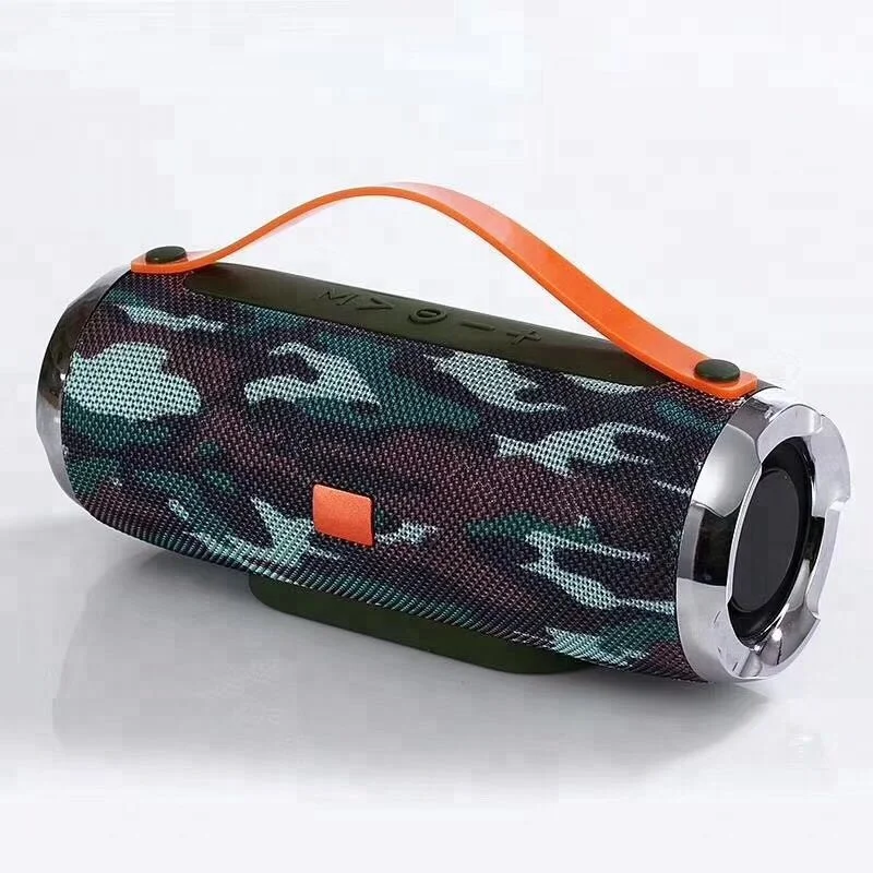 

X86 Camouflage TF card U disk FM AUX IN Portable wireless speaker blue tooth, White, pink, blue, green, black etc