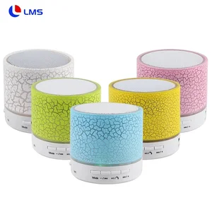 Portable Cylinder Bluetooth Speaker Colourful LED Light
