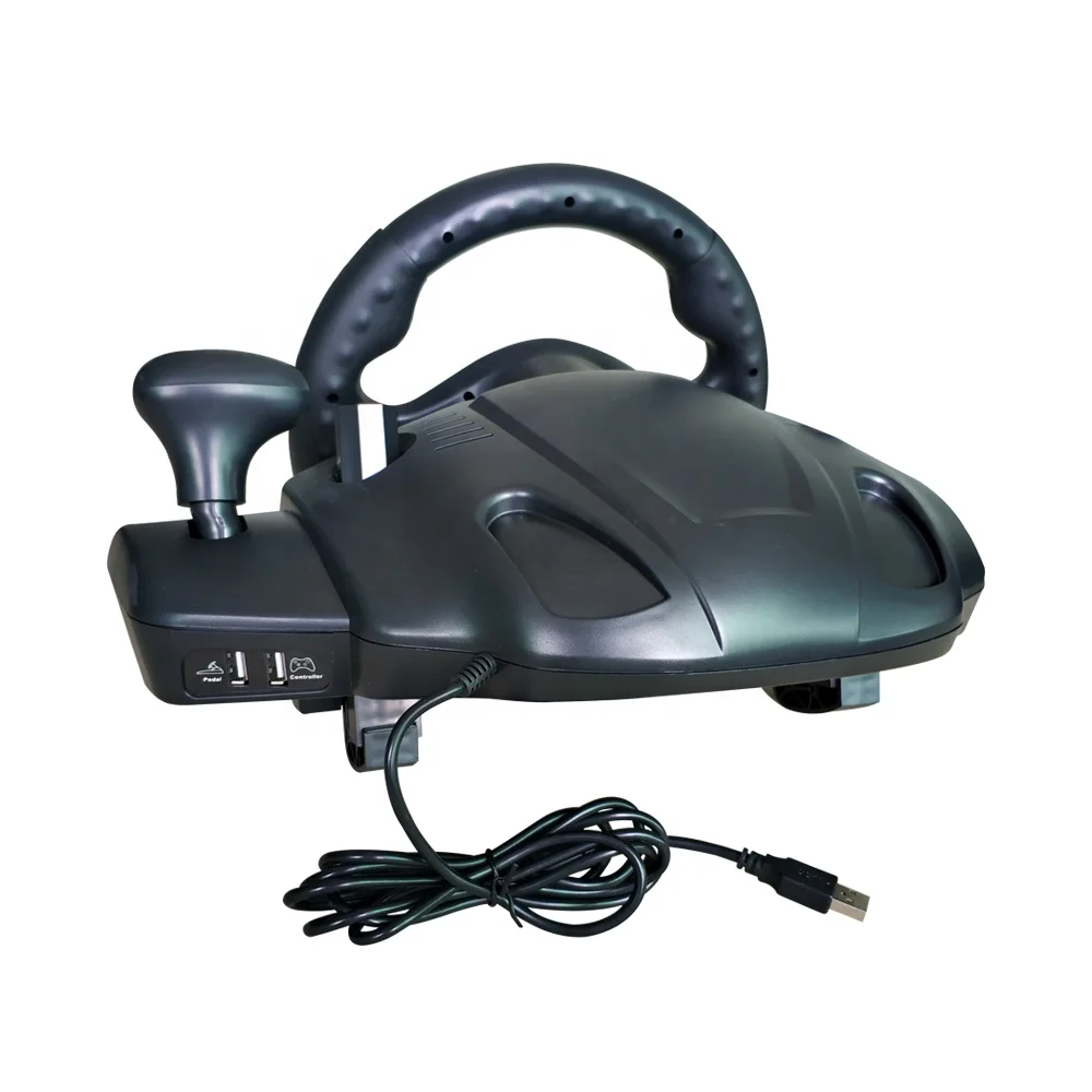 

Popular game accessories USB Game Racing Steering Wheel vibration joypad