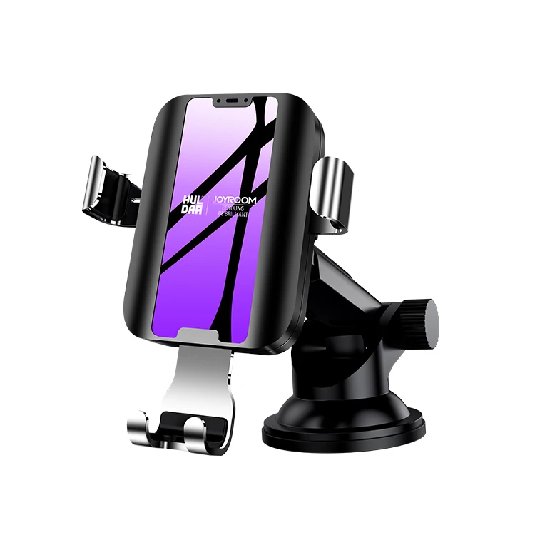 

Joyroom new products dashboard car bracket phone charger car holder, Black