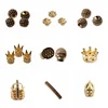 DIY Micro Diamond Zircon Jewelry Accessories Crown Ball Warrior Helmet Zircon Bracelet Jewelry Accessories