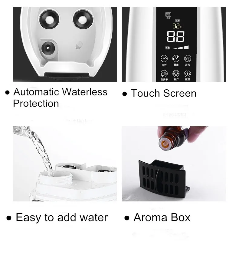 2019 New Innovations 6l Ultrasonic Cool Mist Air Humidifier For Home