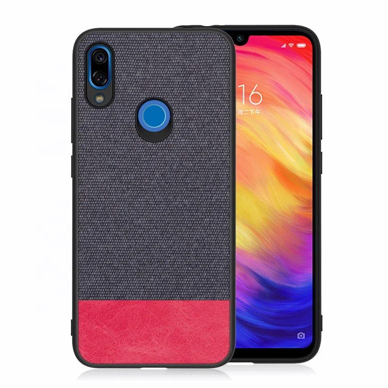 OEM New Ultra Thin Soft Canvas Protective Phone Case For Xiaomi Redmi Note 7