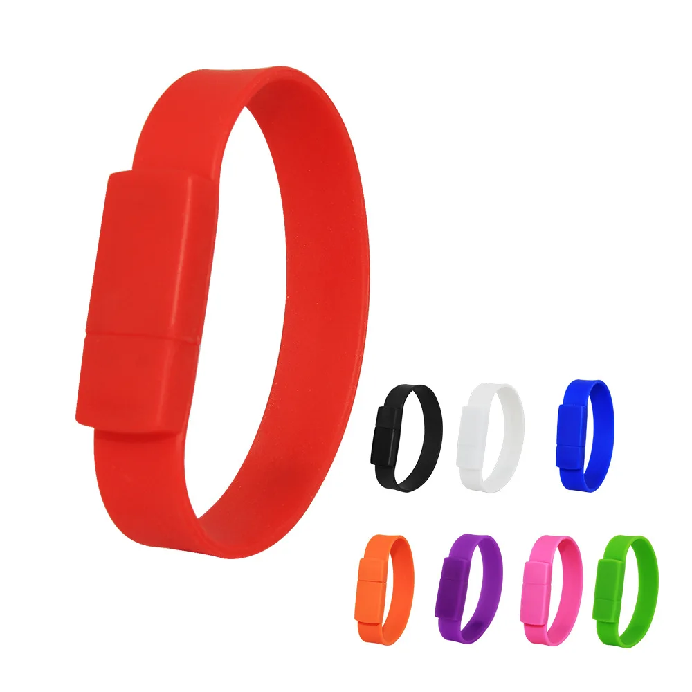 

Best Wholesale Price USB Flash Drive Silicon Bracelet USB 2.0 Wristband Flash Disk for Wholesale Promotion