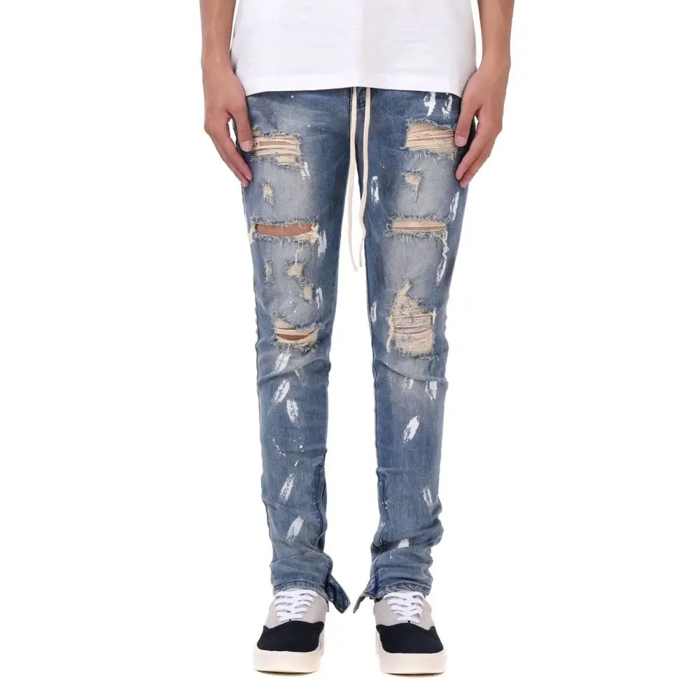 

DiZNEW Oem Custom Boot Cut Fashion Style Rock Revival Jeans For Men