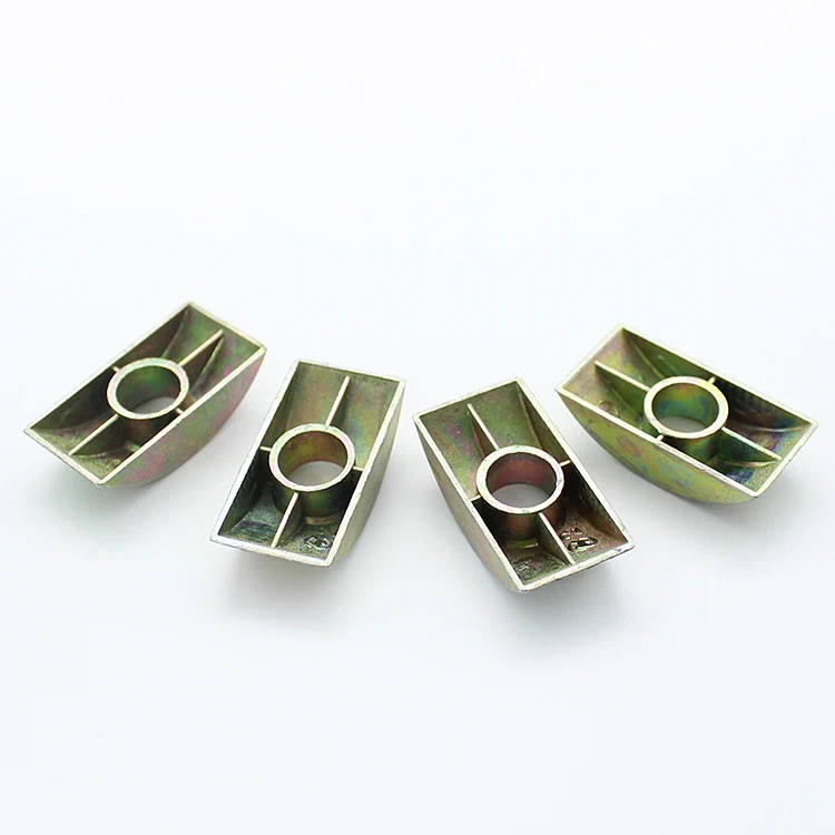 
Alloy half moon shape washer plastic furniture washer half round nut Hole Furniture Connector Fittings Half Moon Spacer Washer 