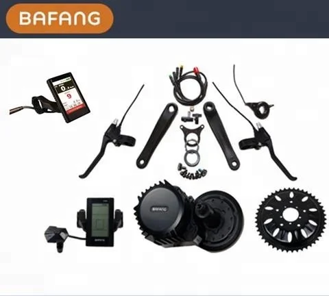 

Latest bafang 8fun bbshd 48v 1000w mid motor kits fit for mountain bike bafang mid drive conversion kit, Black