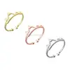 Inspire stainless steel jewelry new popular Mountain ring women gold plated open finger ring Engagement ring