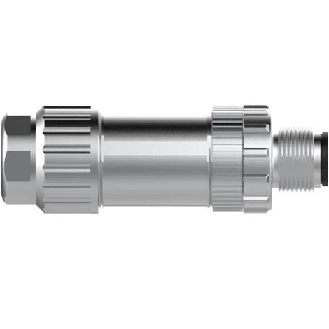 
Field wireable assembly metal M12 8pin male connector 