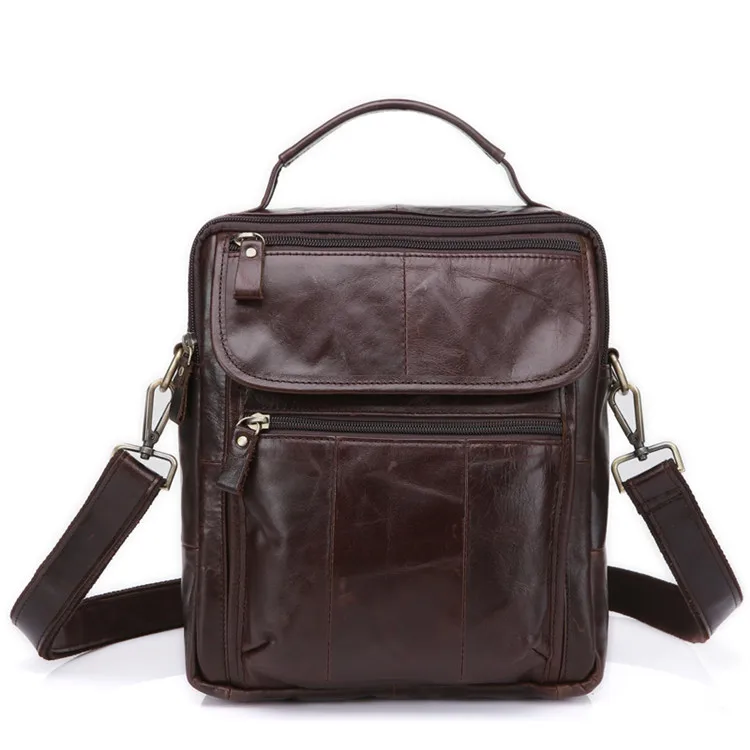 

Wholesale OEM ODM Custom Soft Purse Genuine Leather Mens Shoulder Wallet Crossbody Bag Bag Black 8870, 7 colors