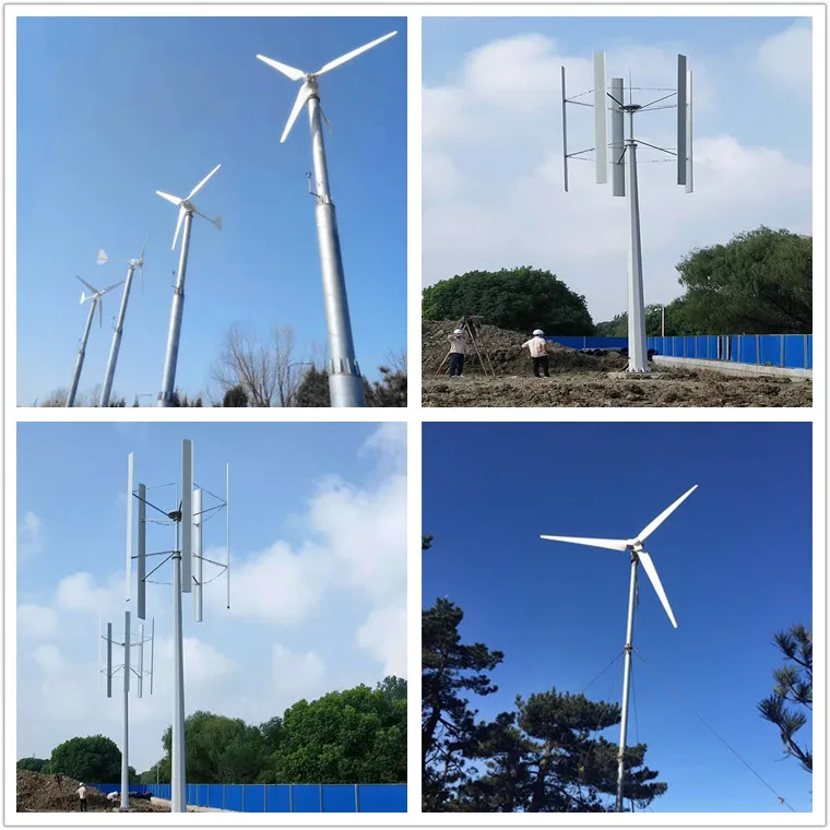 10KW horizontale Windkraftanlage 96v 220v 380v AXIS