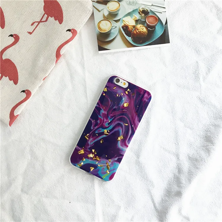 

Free Shipping New Style Marble Soft Tpu Phone Case For Iphone X 6 7 8 plus 6s plus, As picture